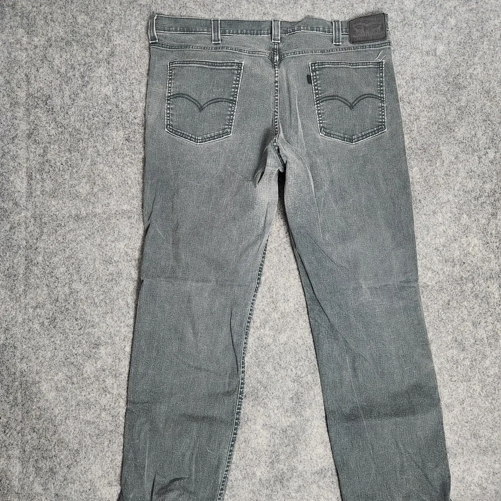 Levis‎ 541 Black Denim Jeans Men 42x32 Athletic Taper Fit Skater Punk Grunge
